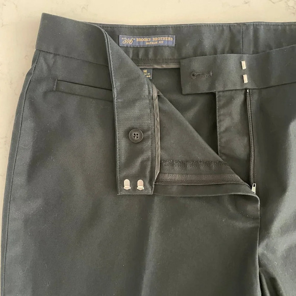 Brooks Brothers "346" Natalie Fit Straight Leg 100% Cotton Pants Navy Sz 14 NWOT - Picture 4 of 14